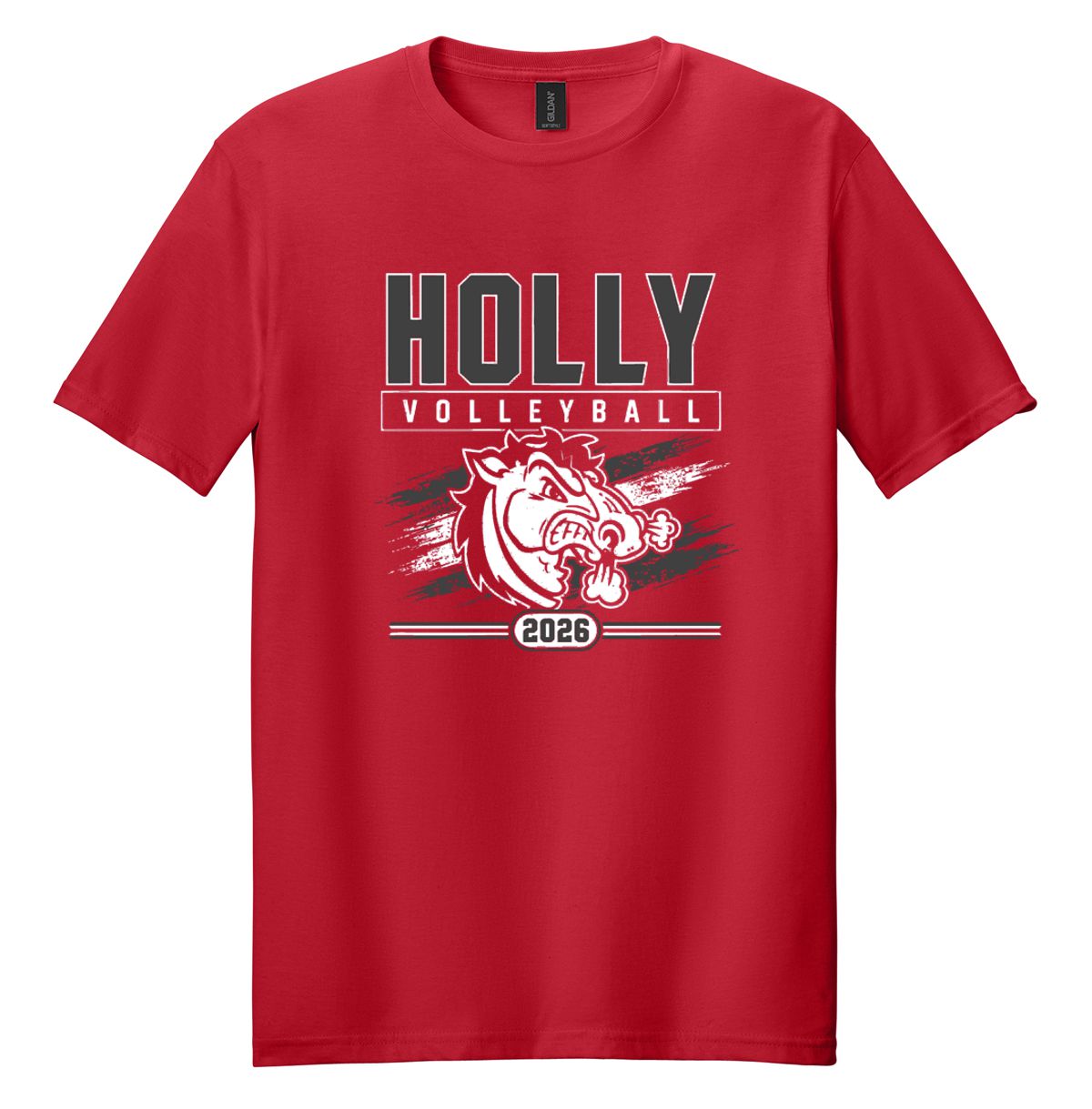 Holly Volleyball Softstyle T-shirt