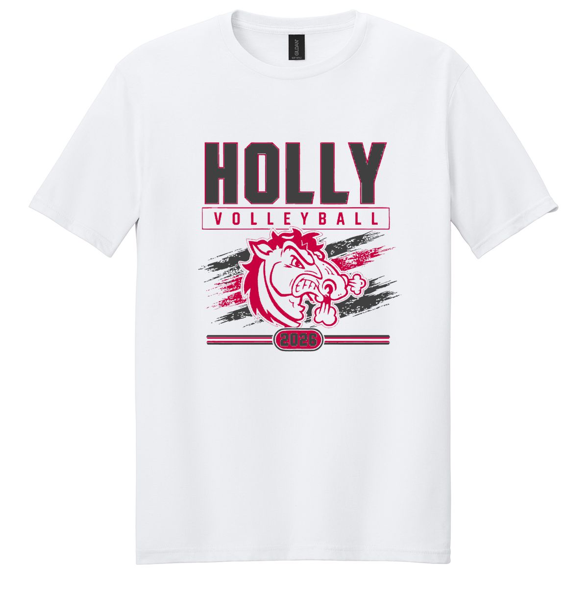 Holly Volleyball Softstyle T-shirt