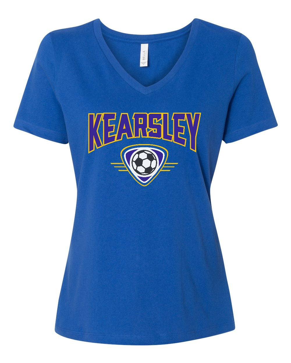 Kearsley Soccer Bella Canvas Women’s Relaxed Jersey Tee