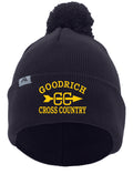 Goodrich Cross Country Knit Fold Over Pom-Pom Beanie