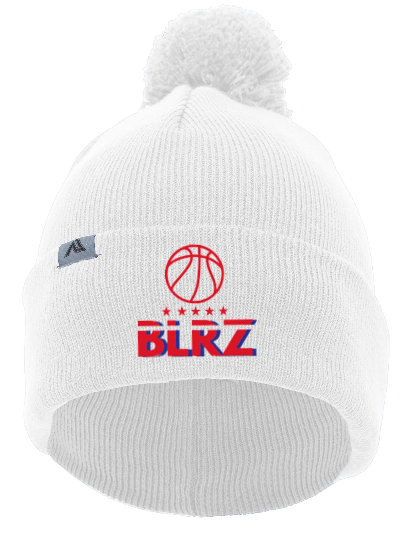 Davison BLRZ Knit Fold Over Pom-Pom Beanie