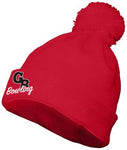 Grand Blanc Bowling Solid Pom Pom Beanie