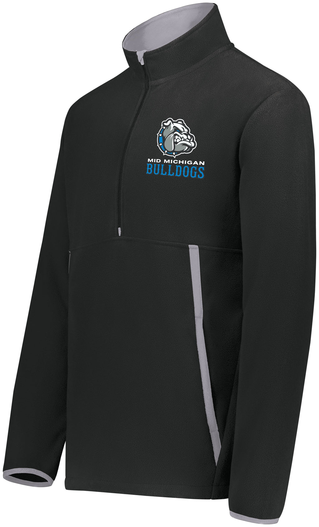 Mid Michigan Bulldogs Chill Fleece 1/2 Zip
