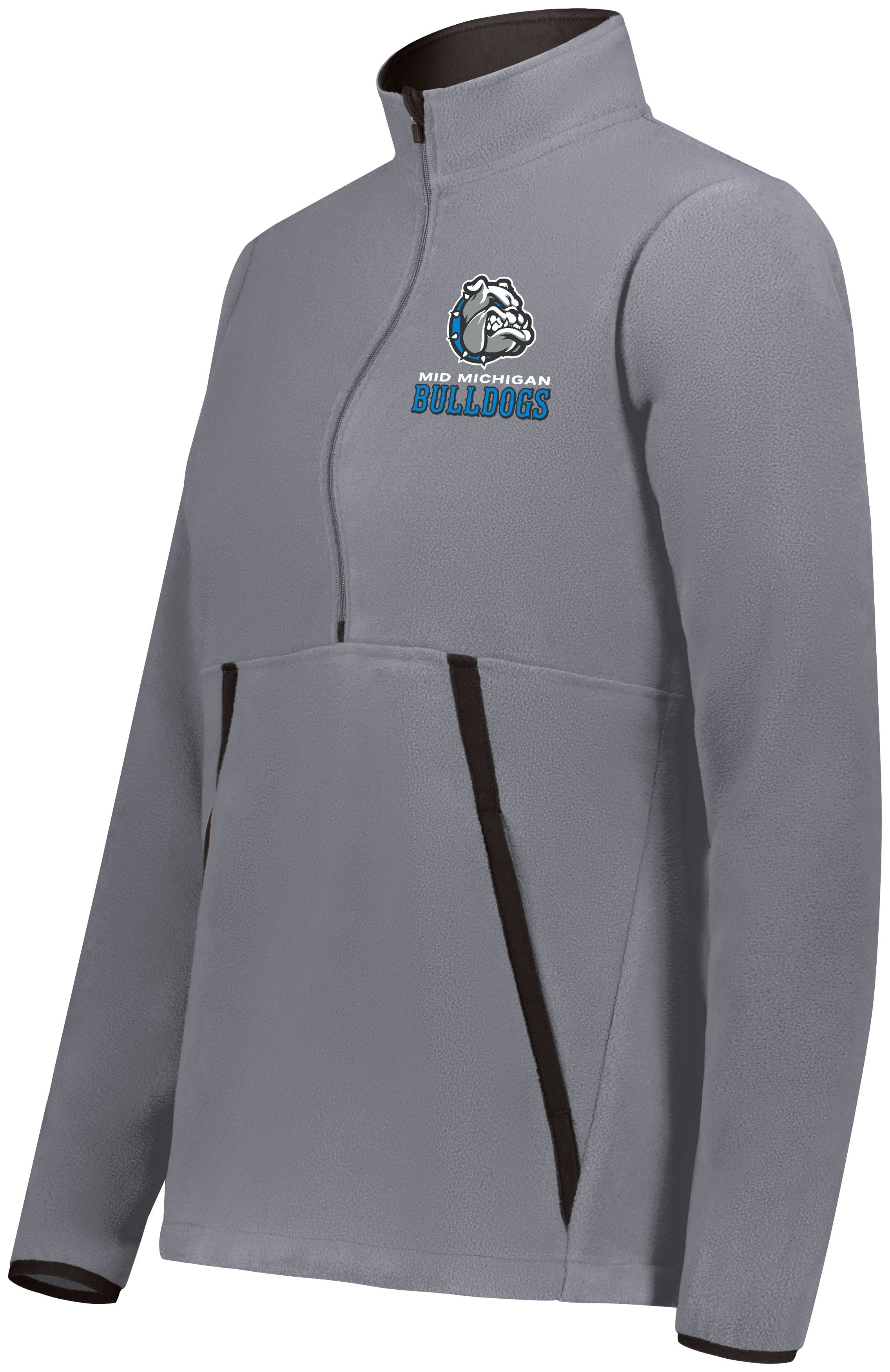 Mid Michigan Bulldogs Chill Fleece 1/2 Zip