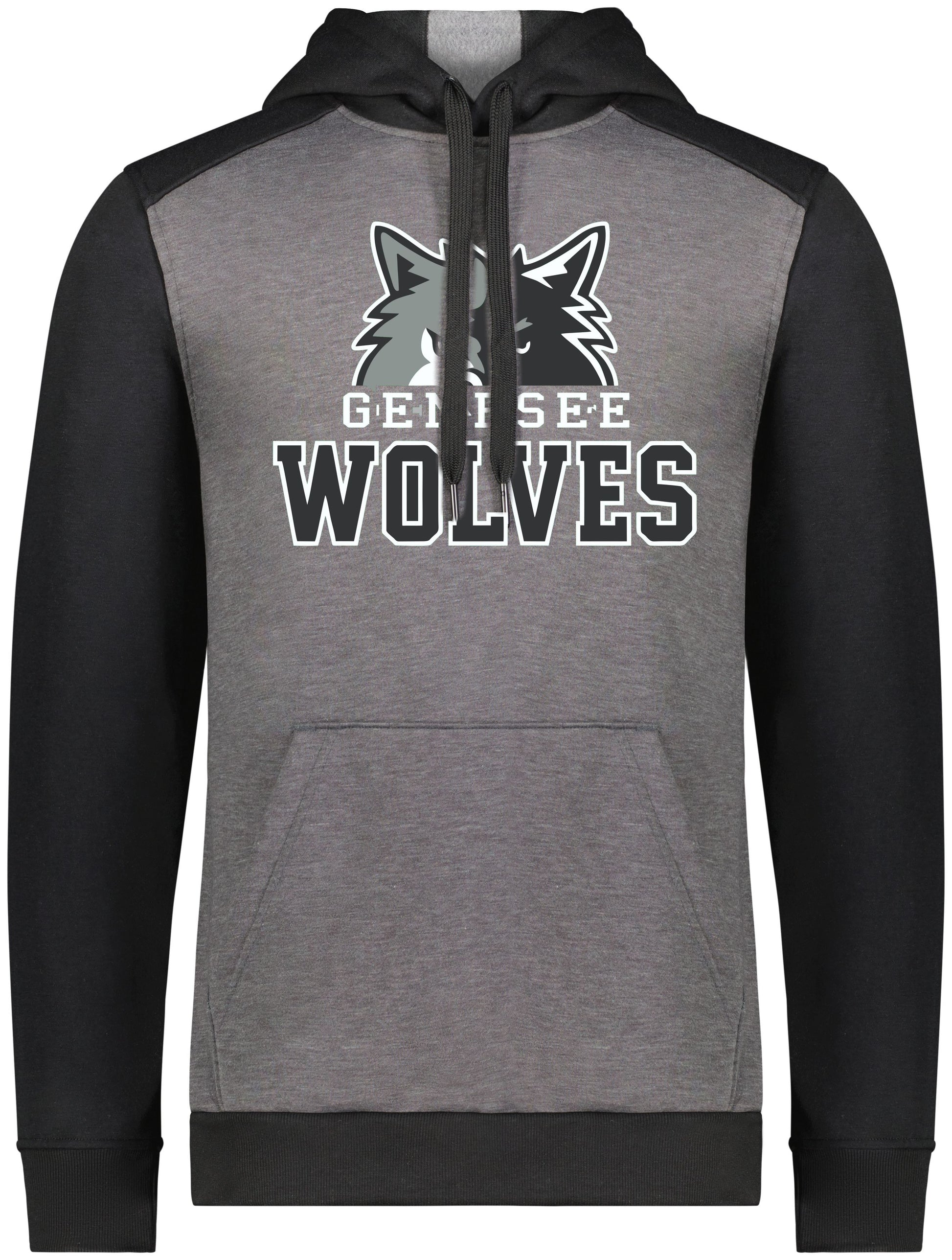 Genesee Wolves Three Season Pullover Hooded Sweatshirt -GWPTO