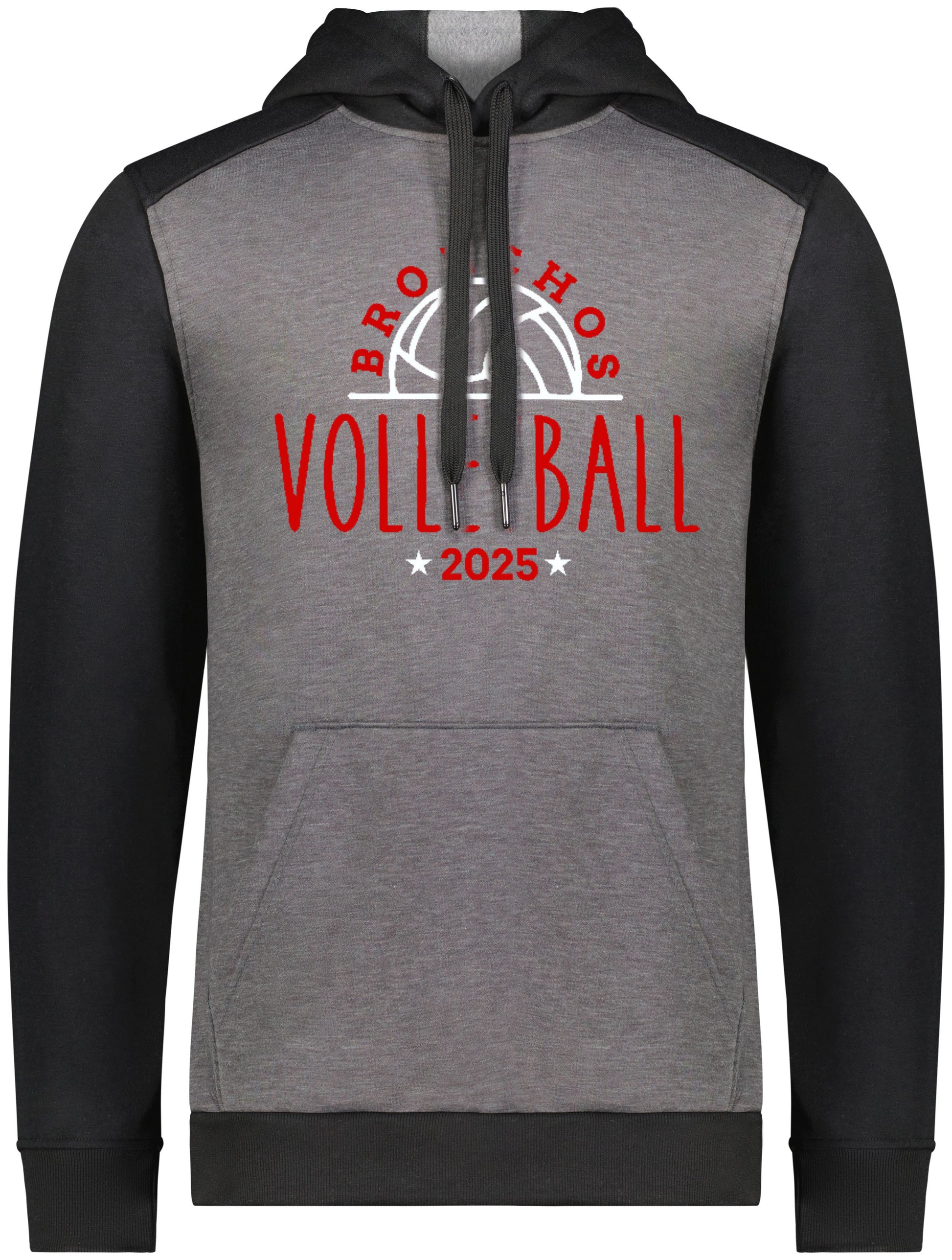 Holly Volleyball Three Season Pullover Hooded Sweatshirt