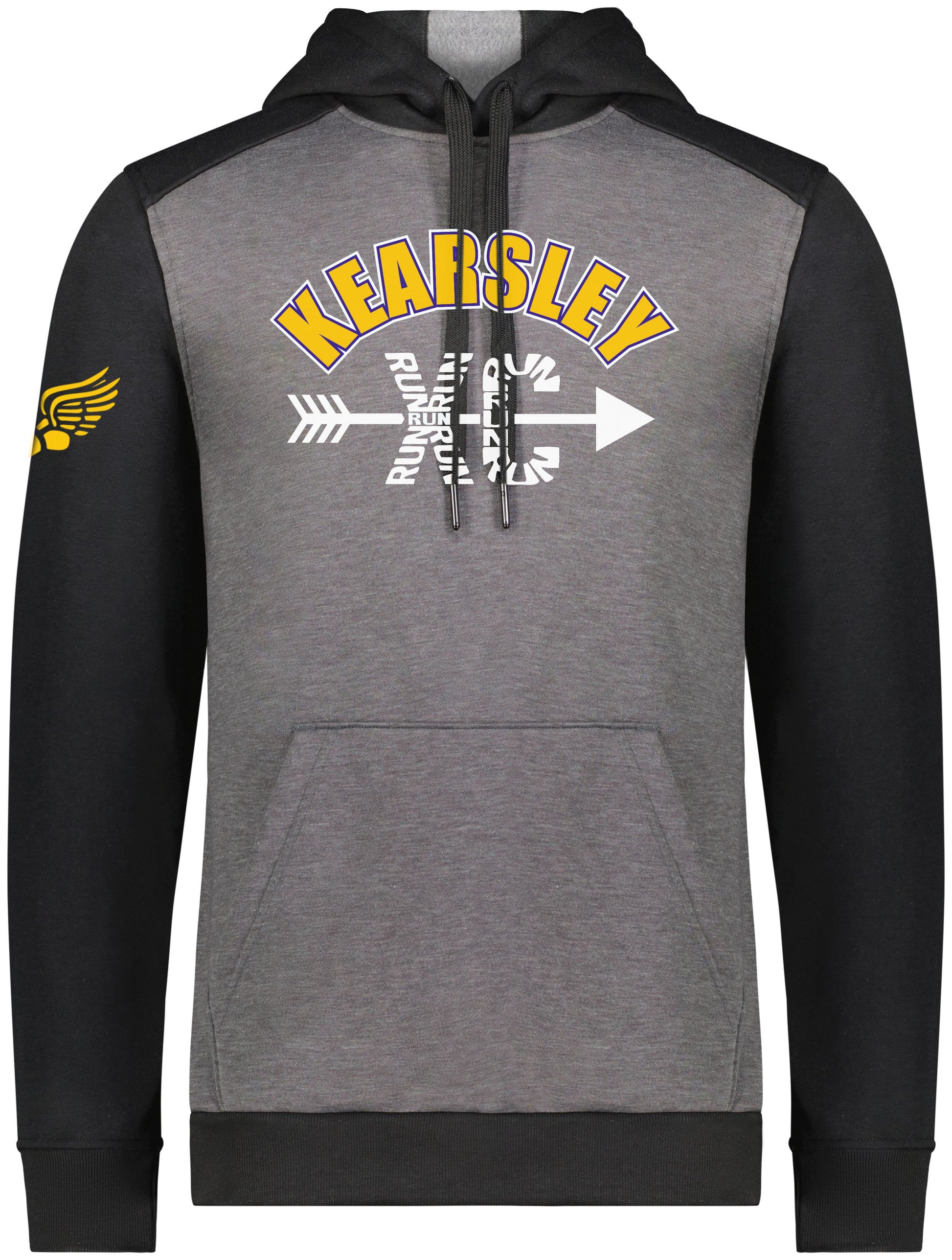 Kearsley Cross Country Three Season Pullover Hooded Sweatshirt