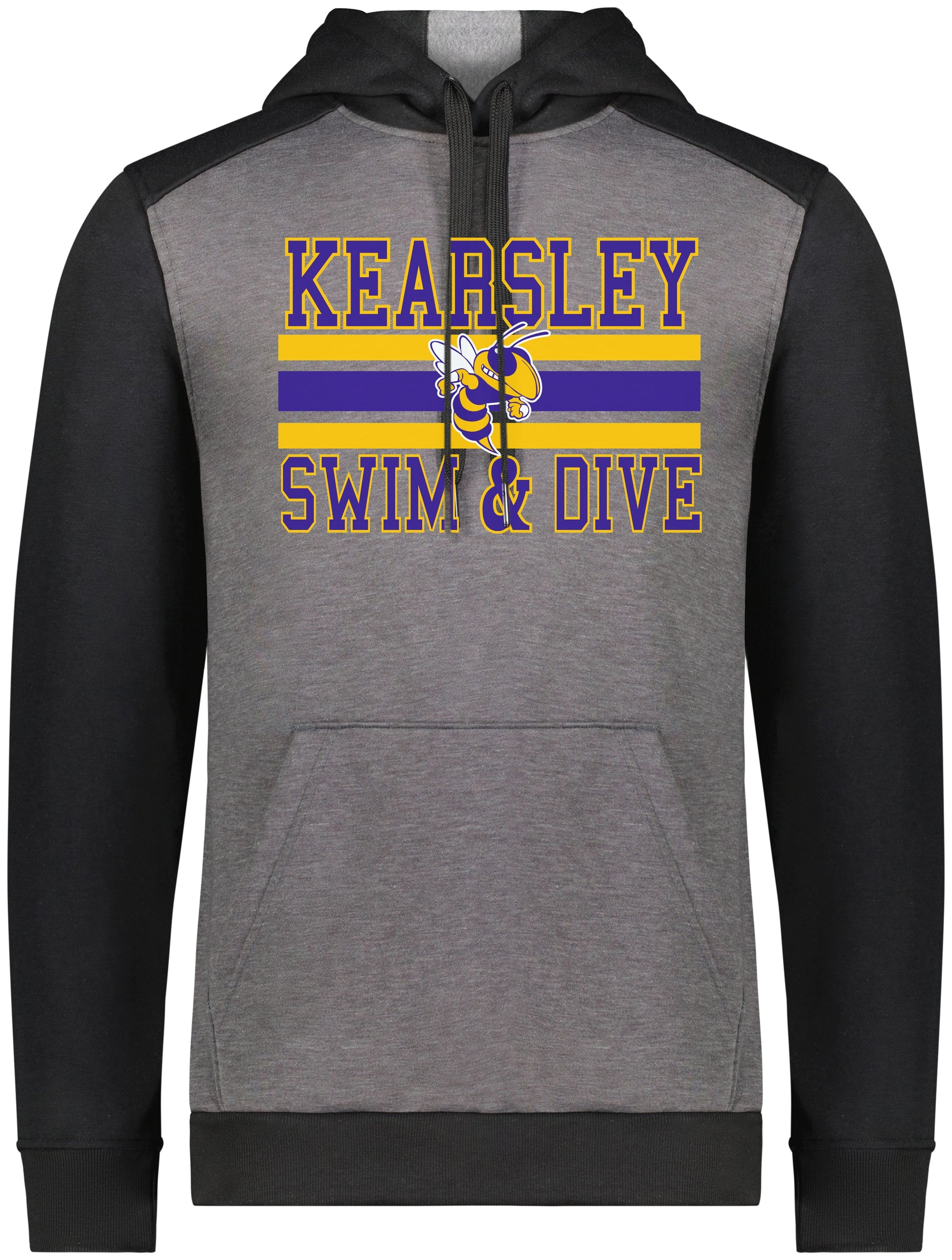 Kearsley Swim Three Season Pullover Hooded Sweatshirt