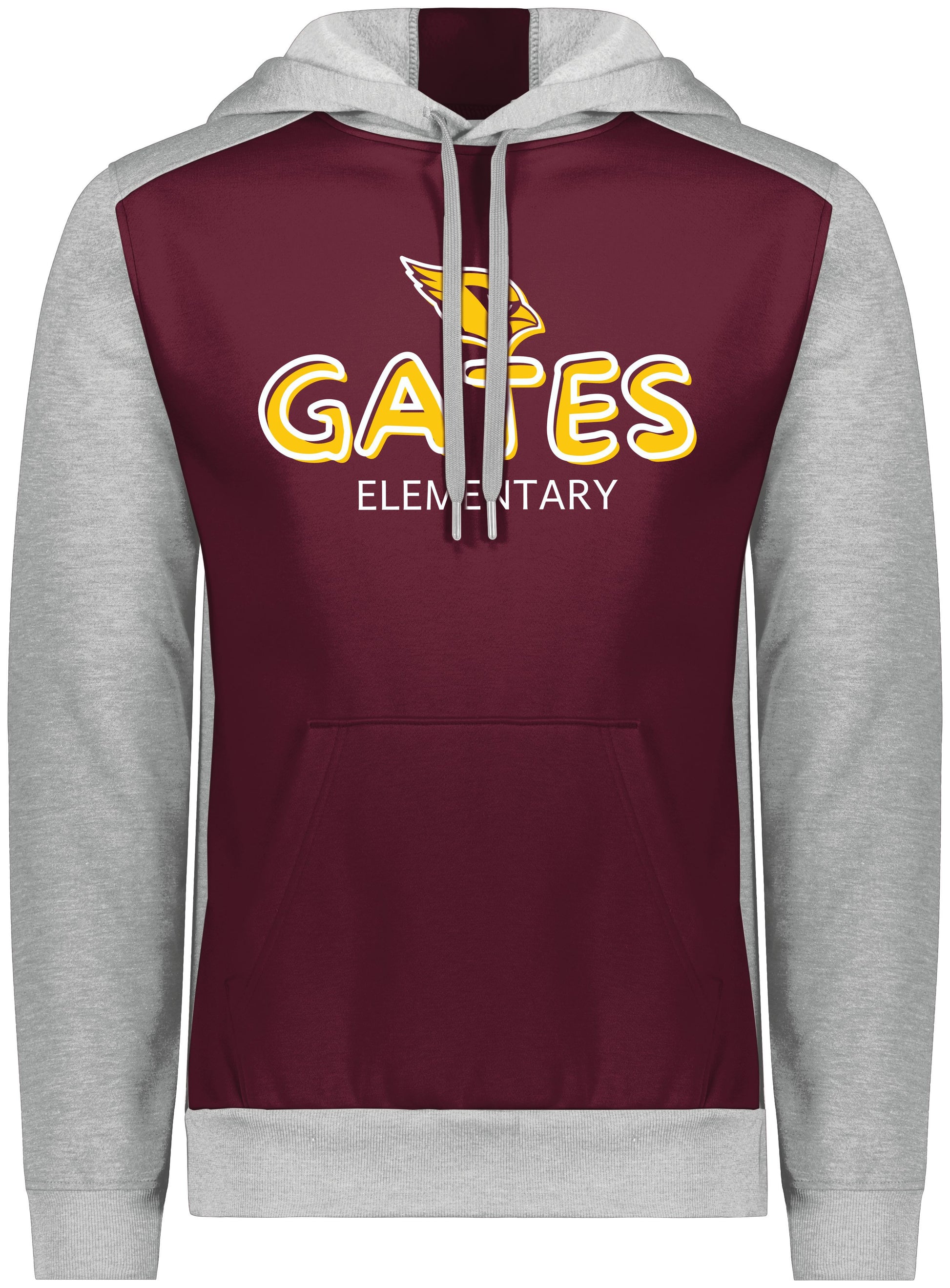 Gates Elementary Three Season Pullover Hooded Sweatshirt