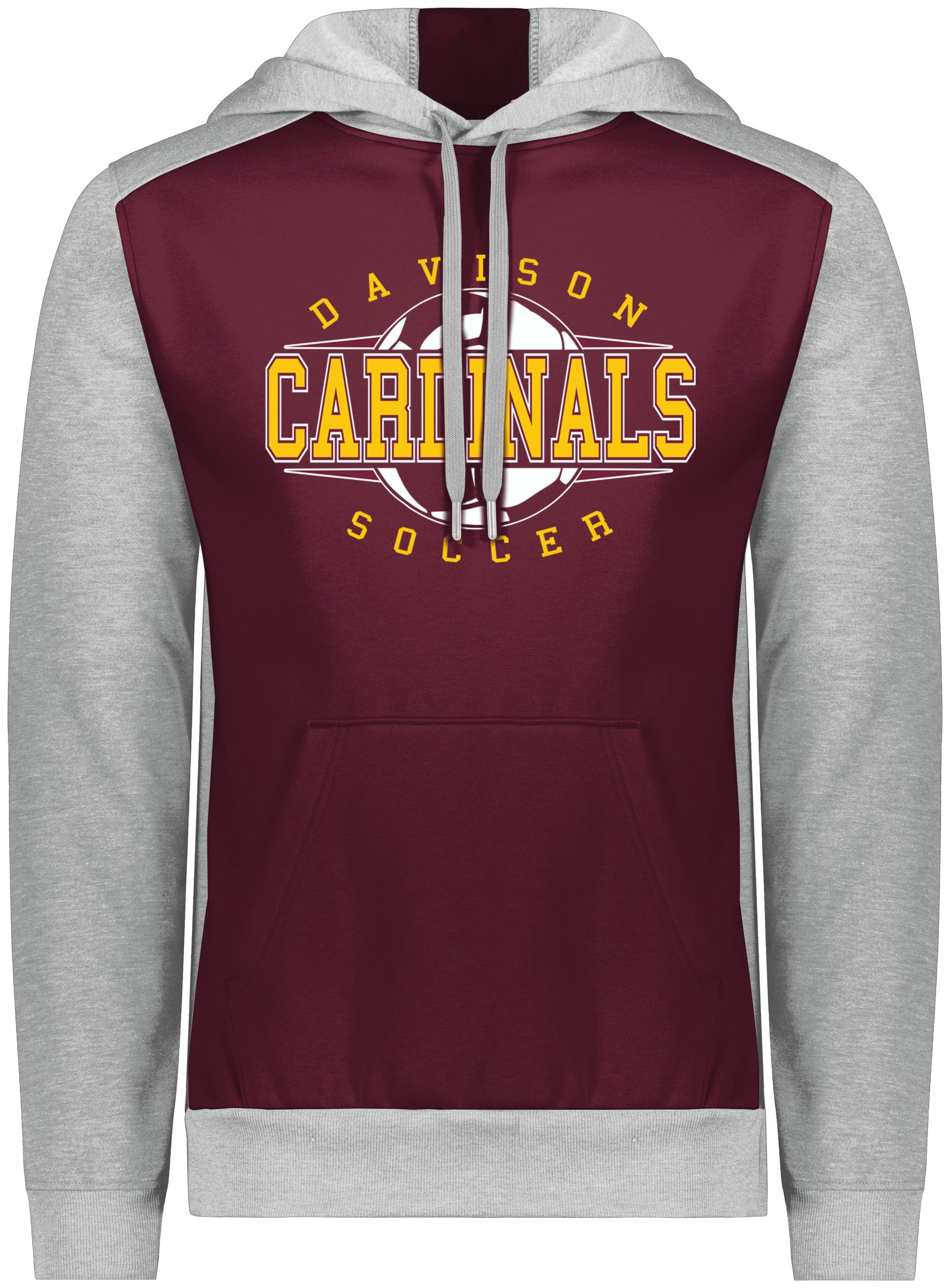 Davison Soccer Three Season Pullover Hooded Sweatshirt