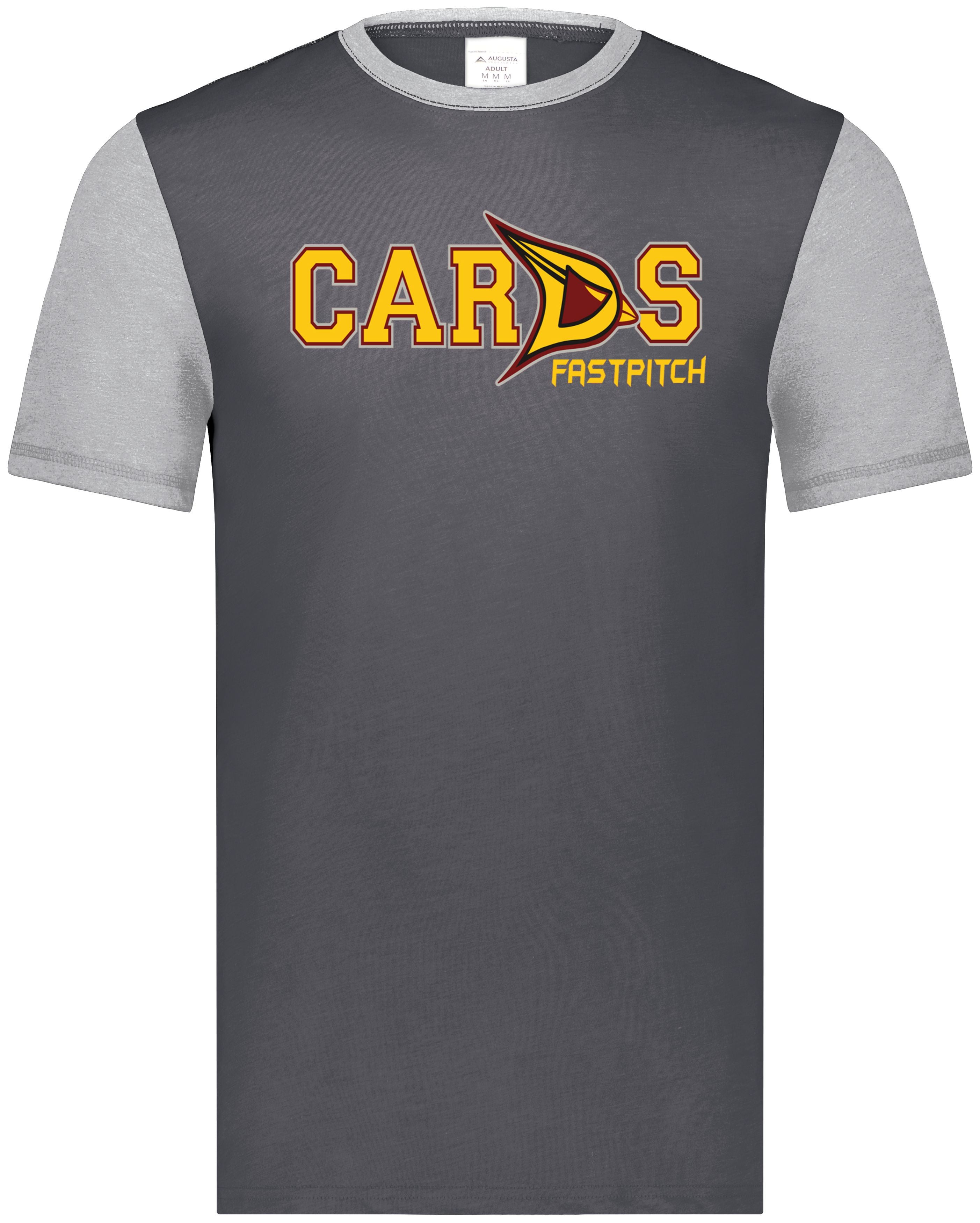 Cards Fastpitch Game Day Vintage Ringer Tee