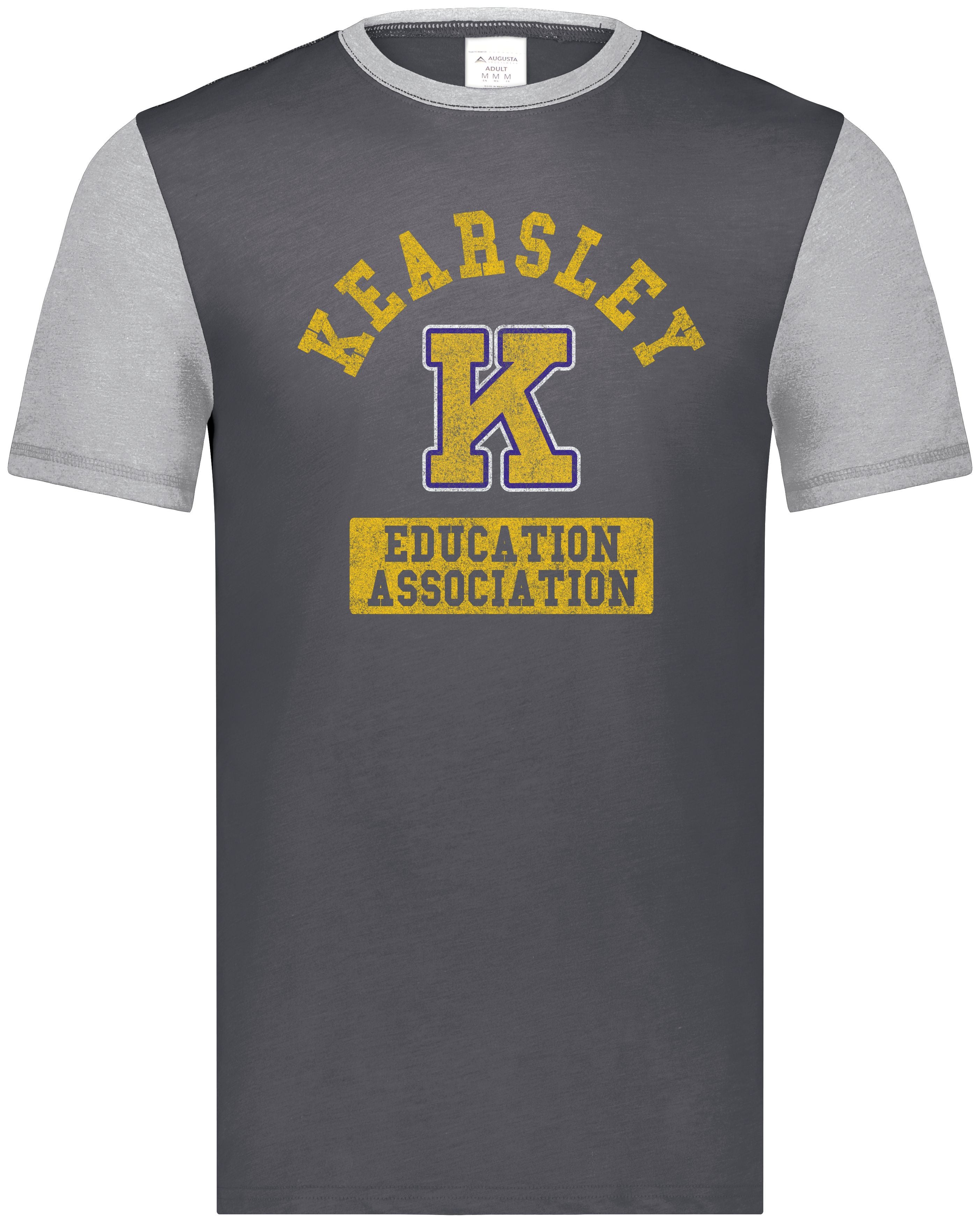 Kearsley Education Association Game Day Vintage Ringer Tee