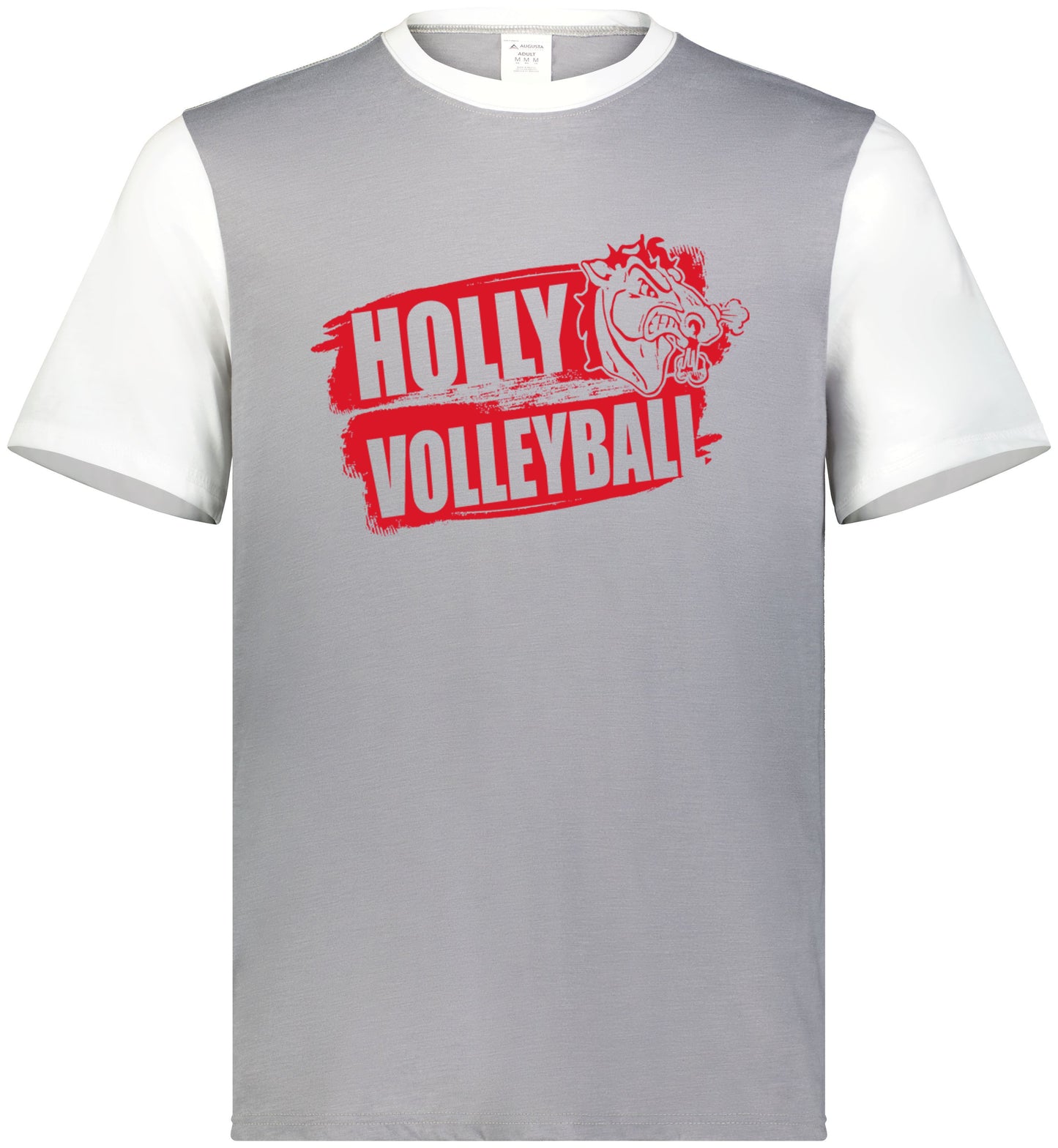 Holly Volleyball Game Day Vintage Ringer Tee