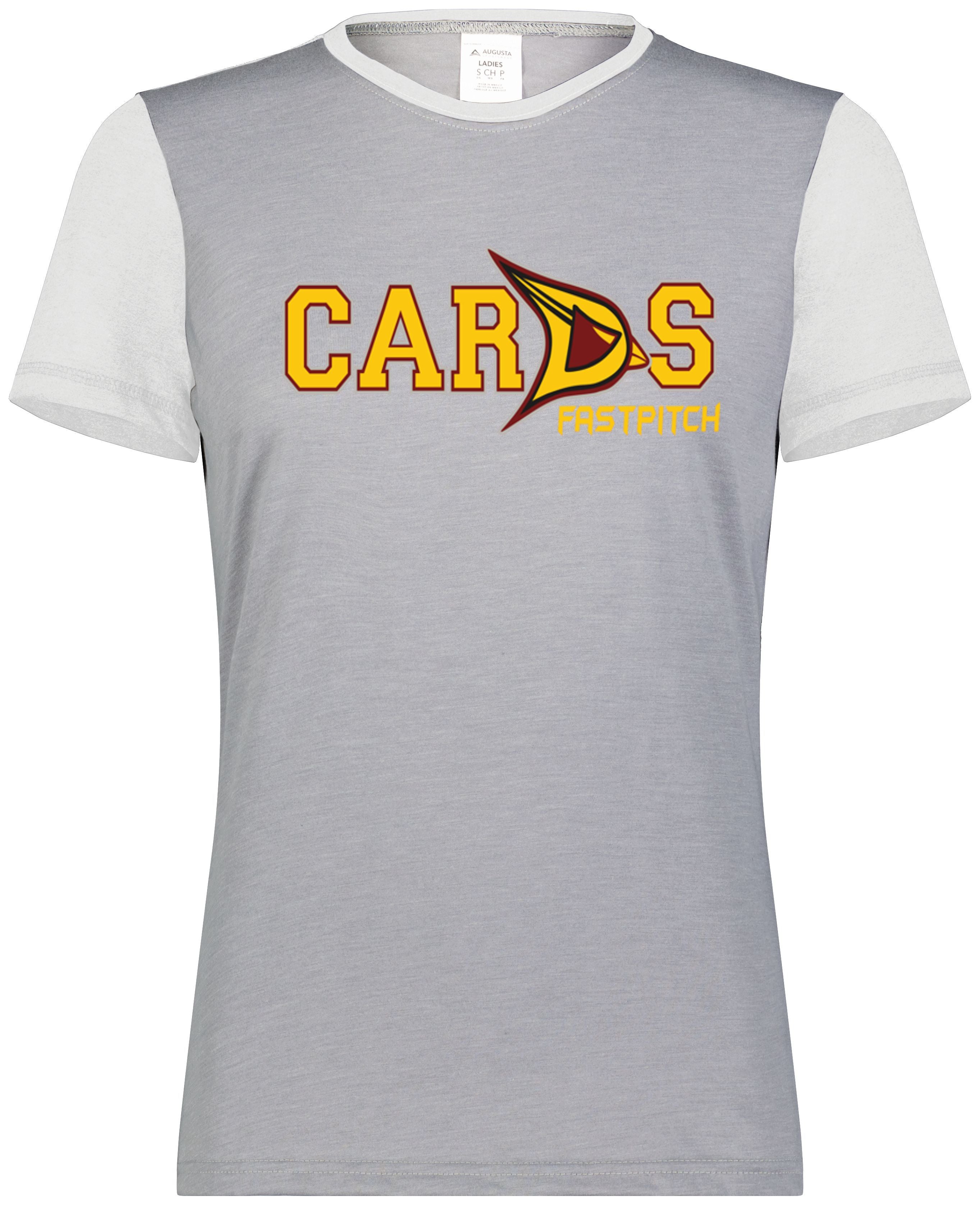 Cards Fastpitch Game Day Vintage Ringer Tee