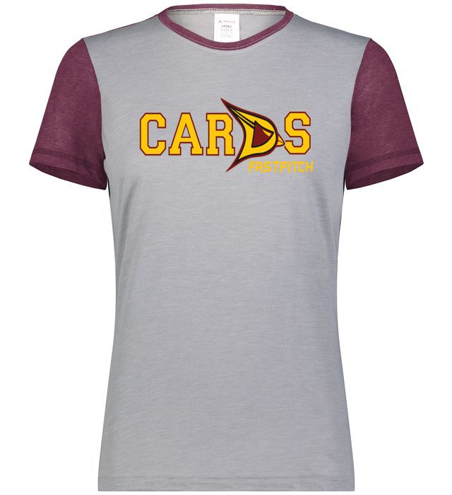 Cards Fastpitch Game Day Vintage Ringer Tee