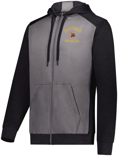 Davison Powerlifting Three Season Full Zip Hooded Sweatshirt