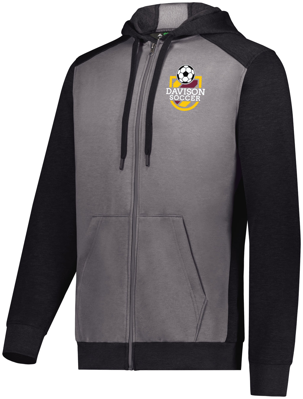 Davison Soccer Three Season Full Zip Hooded Sweatshirt