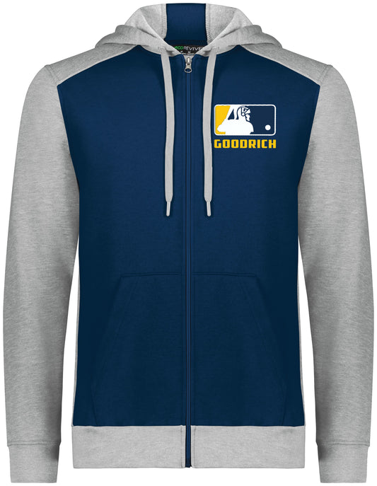 Goodrich Baseball Three Season Full Zip Hooded Sweatshirt