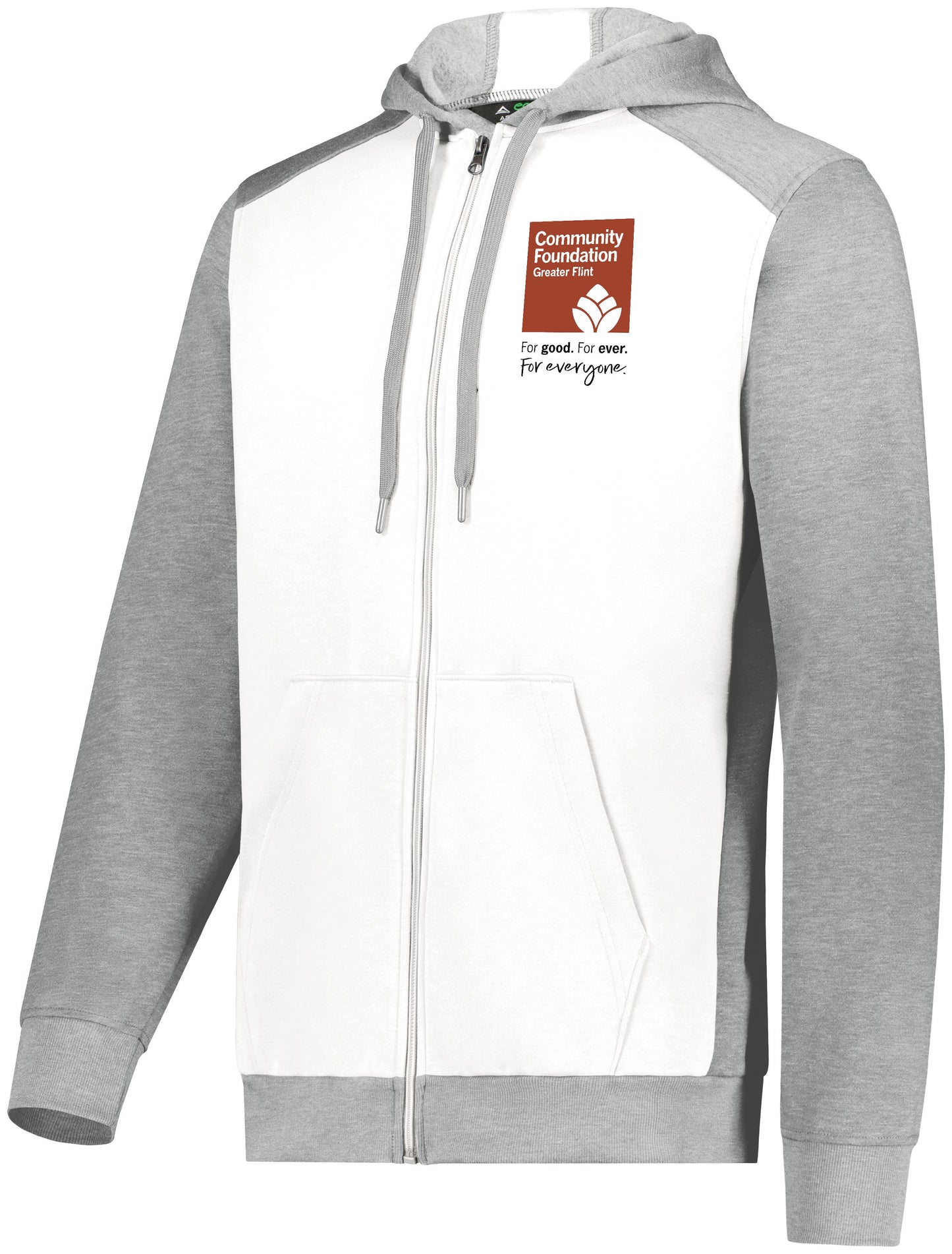 Community Foundation of Greater Flint Three Season Full Zip Hooded Sweatshirt