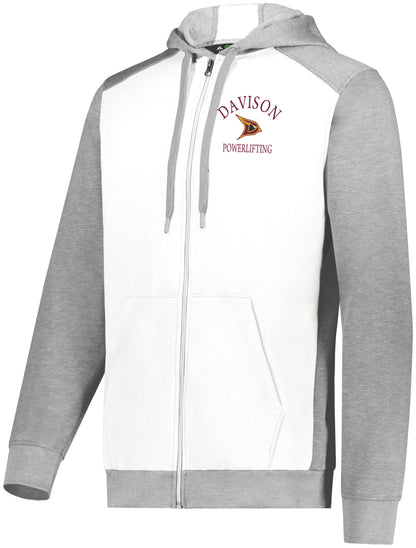 Davison Powerlifting Three Season Full Zip Hooded Sweatshirt