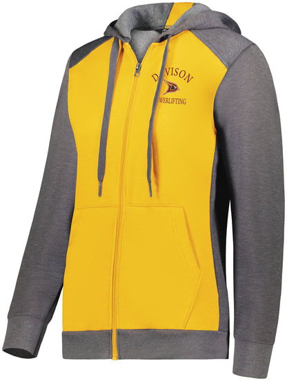 Davison Powerlifting Three Season Full Zip Hooded Sweatshirt