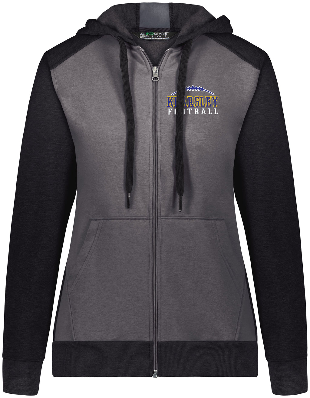 Kearsley Football Three Season Full Zip Hooded Sweatshirt