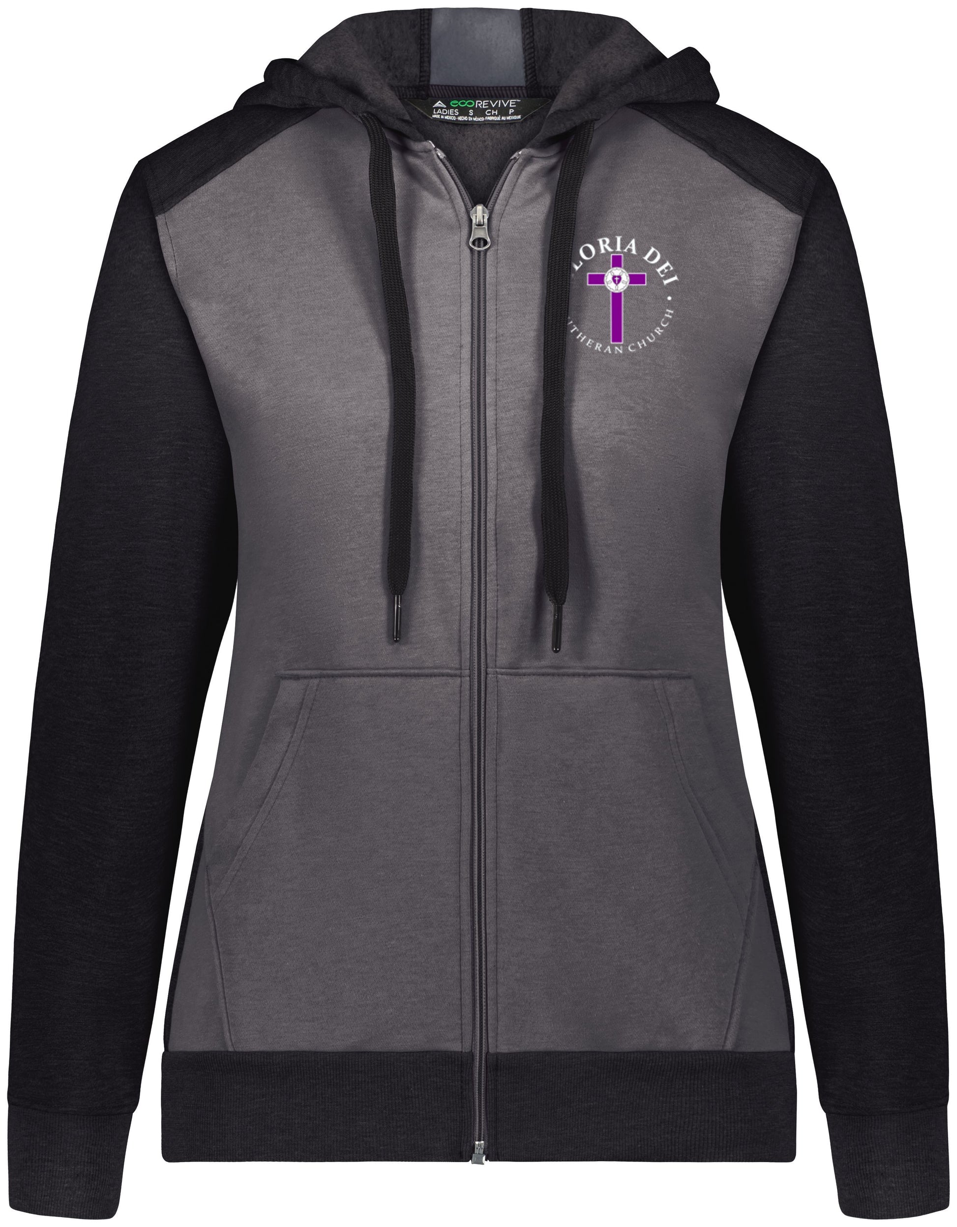 Gloria Dei Lutheran Church Three Season Full Zip Hooded Sweatshirt