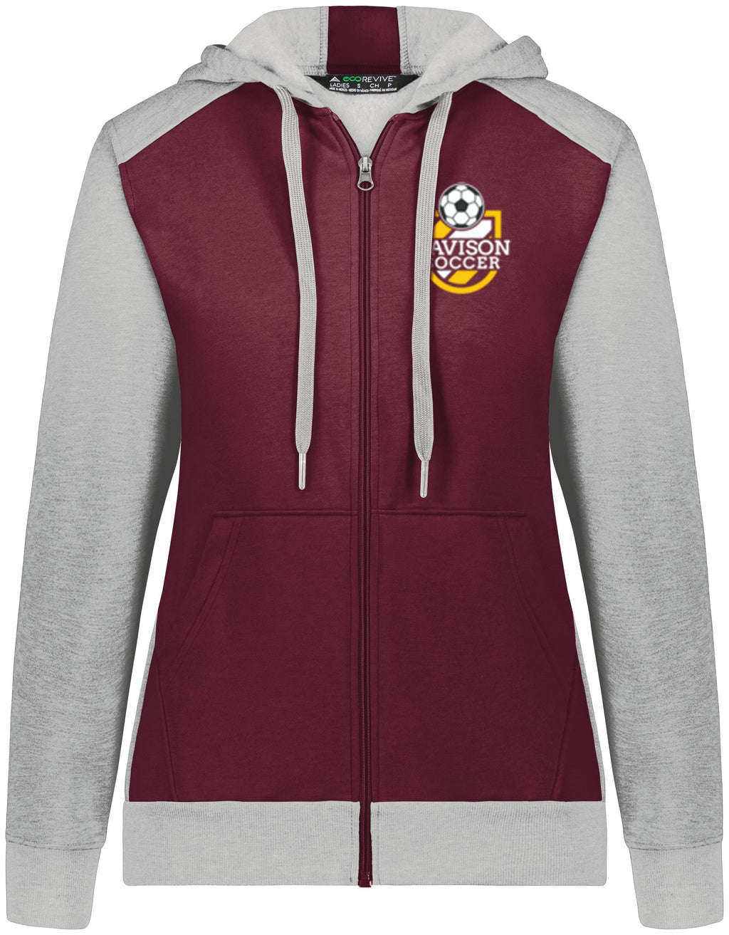 Davison Soccer Three Season Full Zip Hooded Sweatshirt
