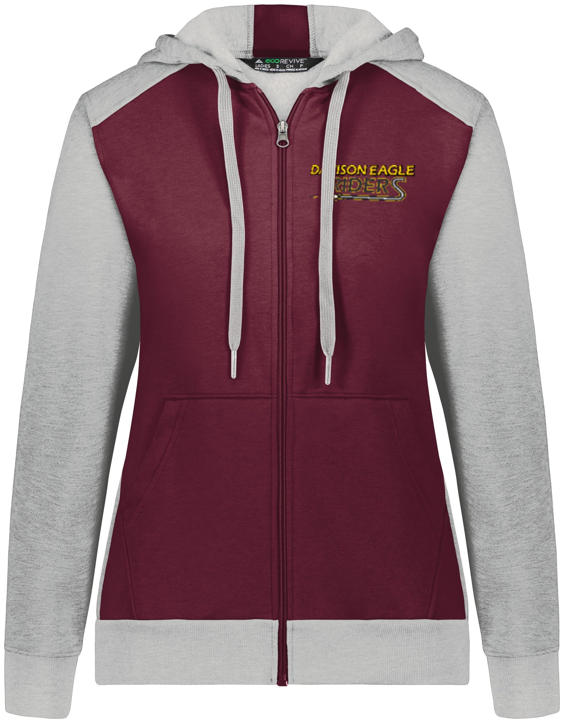 Davison Eagle Riders Three Season Full Zip Hooded Sweatshirt