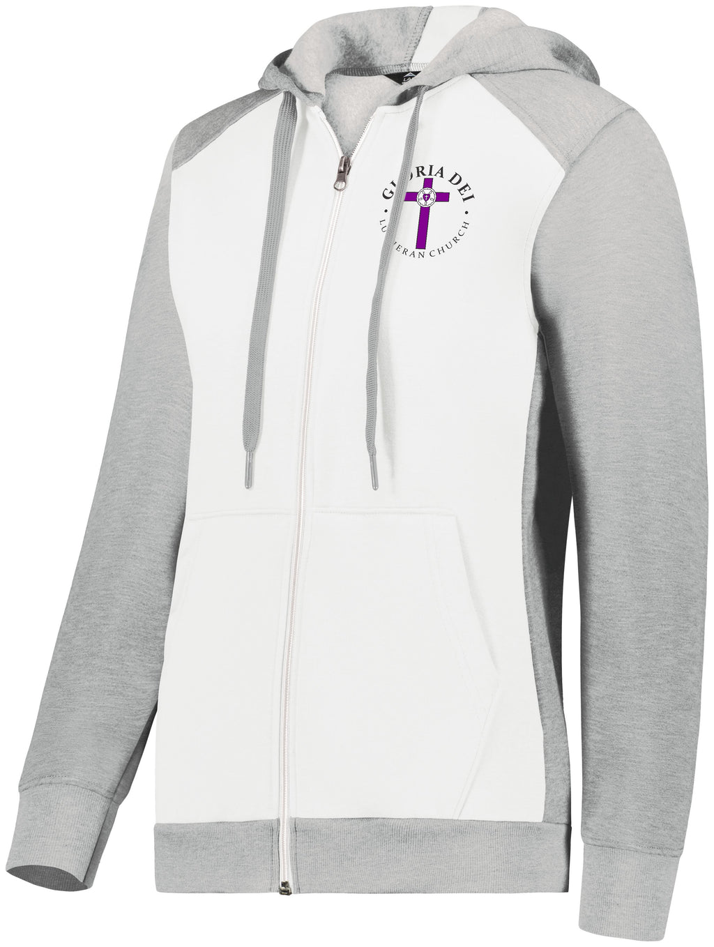 Gloria Dei Lutheran Church Three Season Full Zip Hooded Sweatshirt