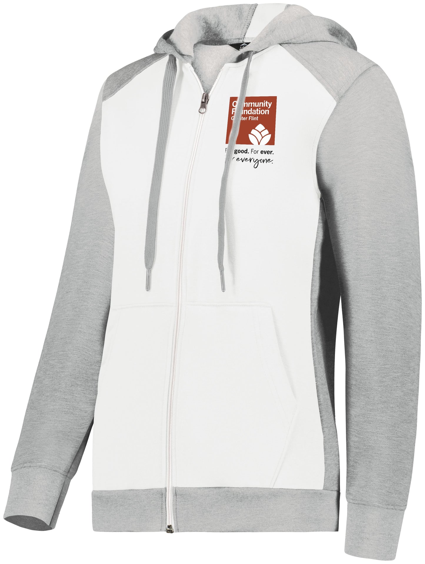 Community Foundation of Greater Flint Three Season Full Zip Hooded Sweatshirt