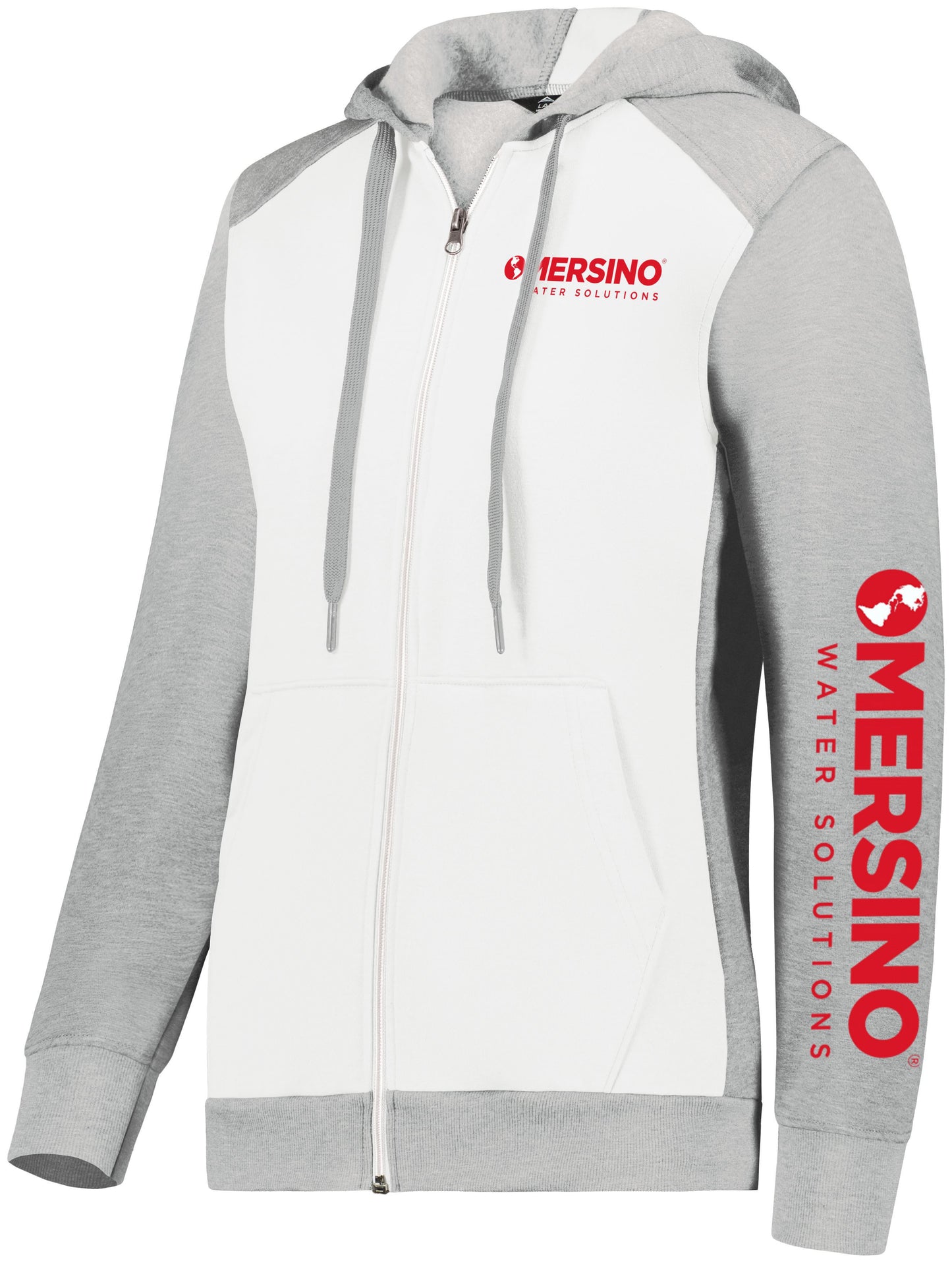 Mersino Ladies Three Season Full Zip Hooded Sweatshirt