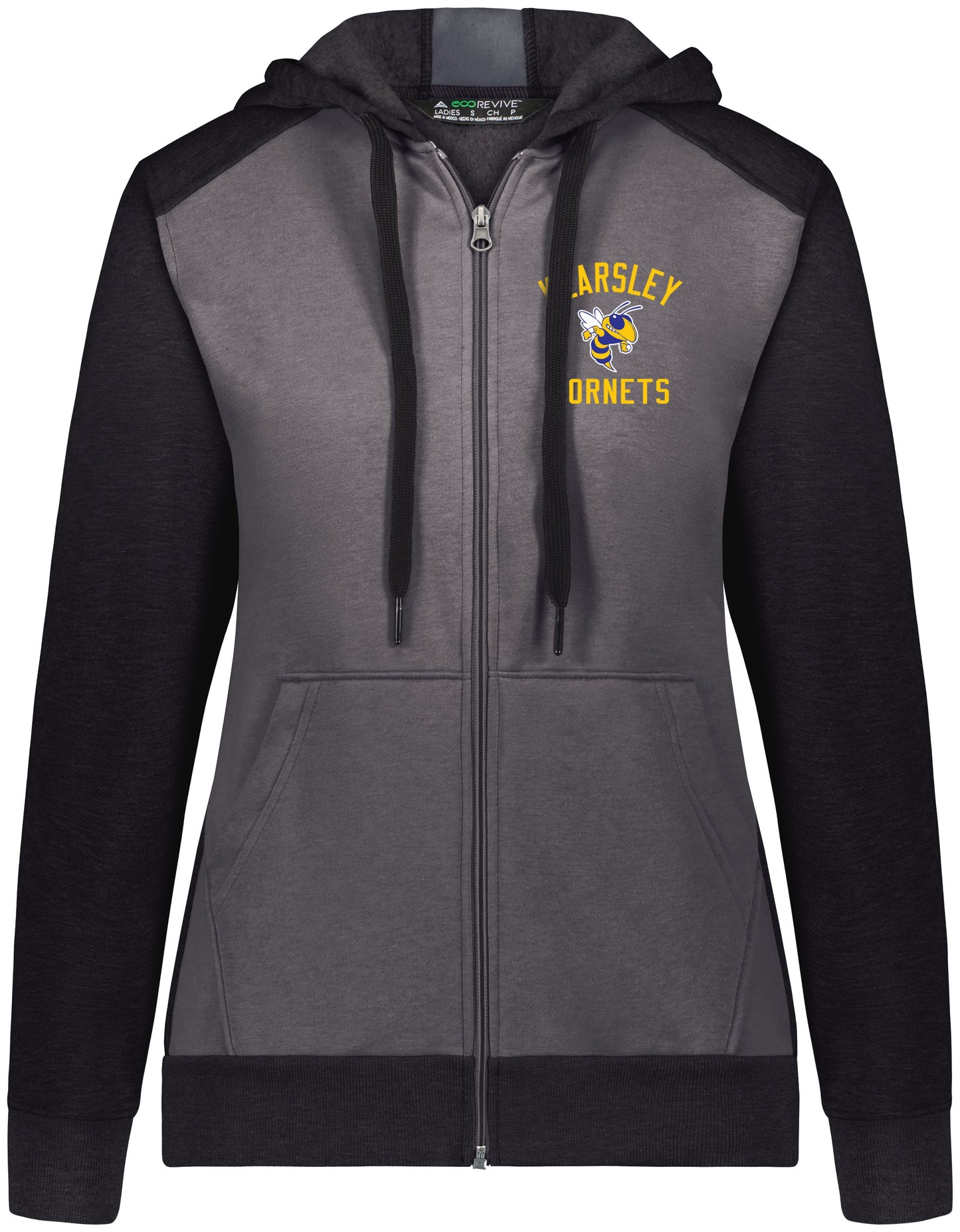 Kearsley Hornets Three Season Full Zip Hooded Sweatshirt