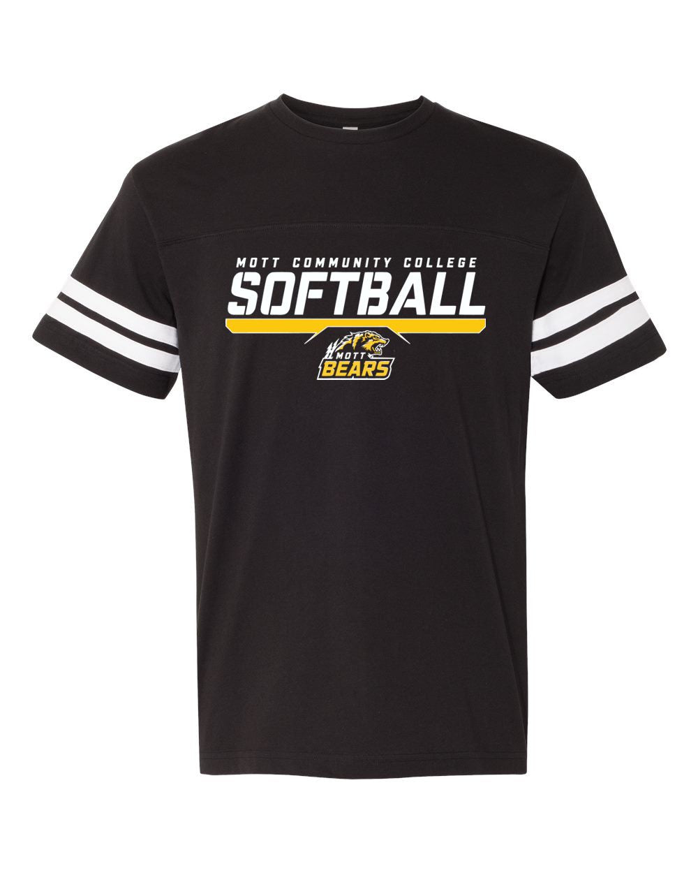 Mott CC Softball Stripe Jersey Tee