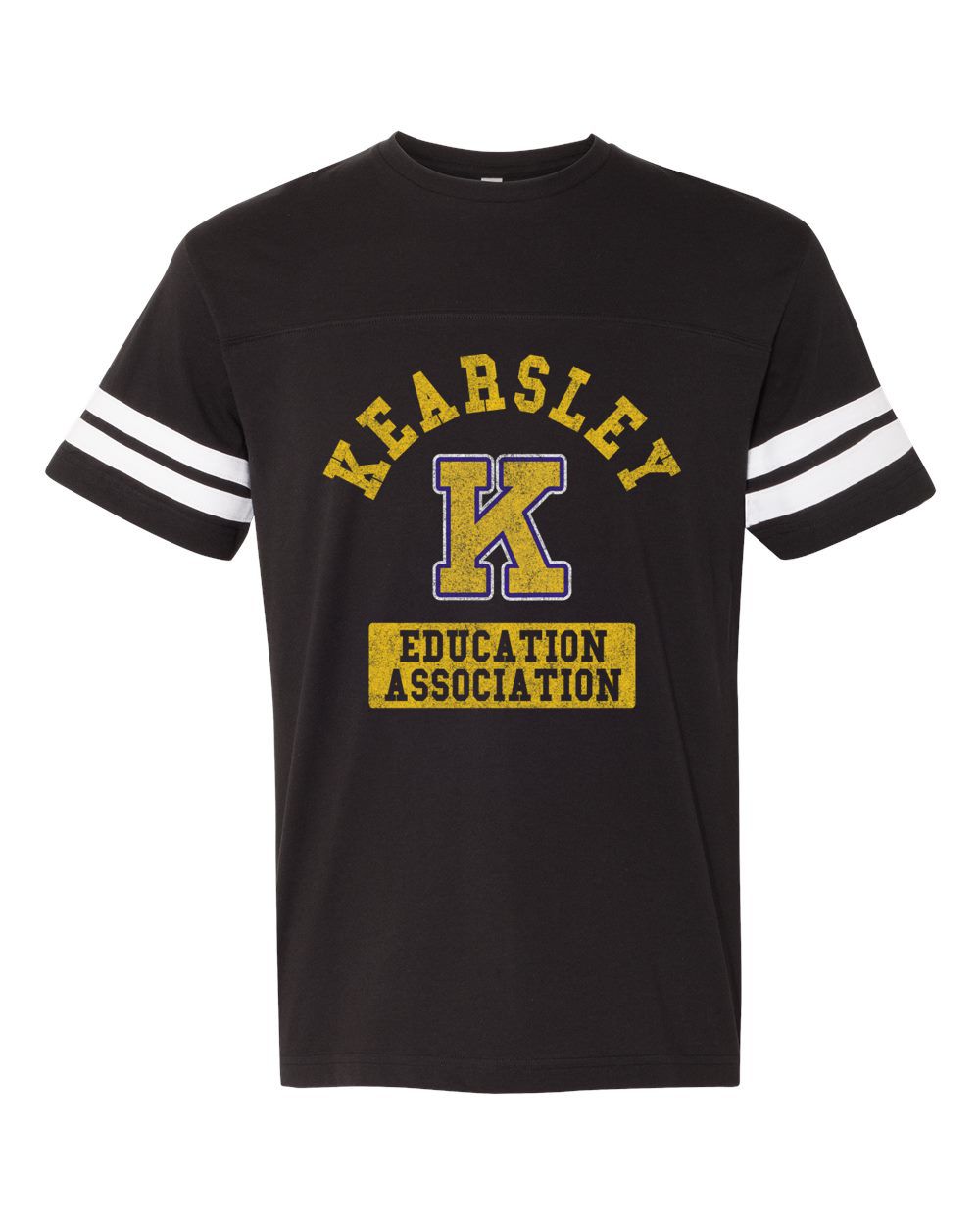 Kearsley Education Association Stripe Jersey Tee