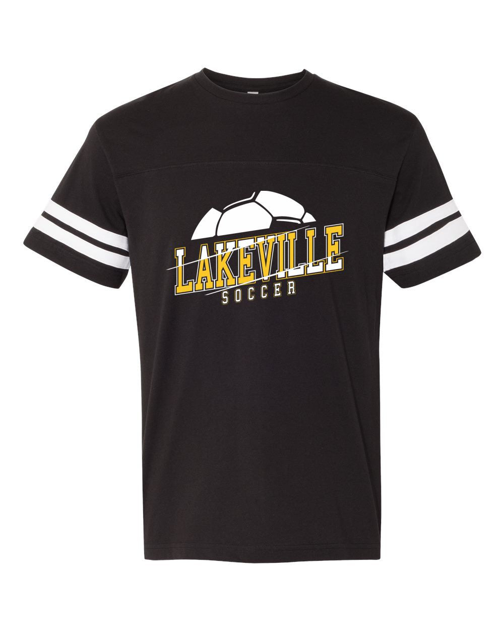Lakeville Soccer Stripe Jersey Tee