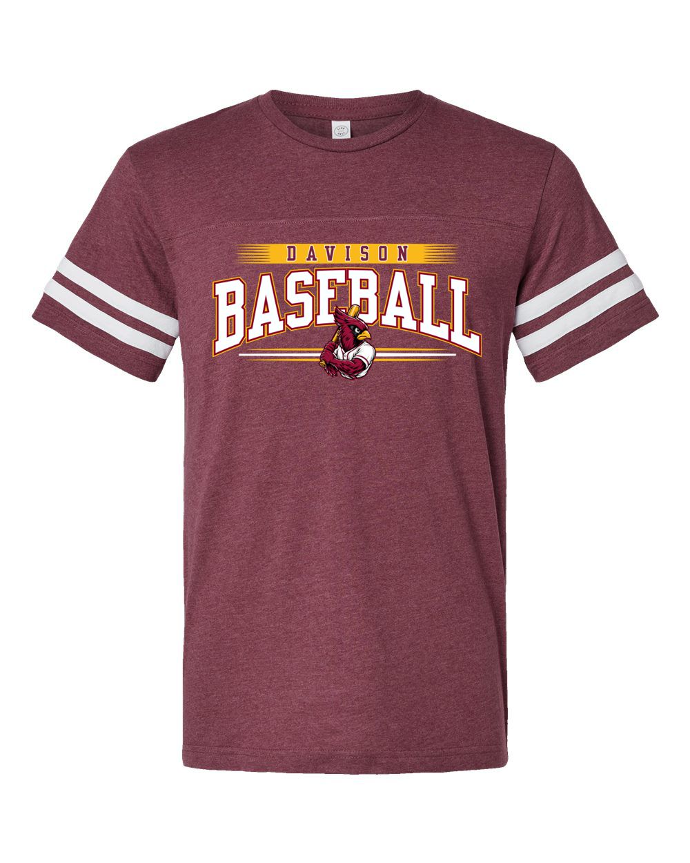 Davison Baseball Club Stripe Jersey Tee