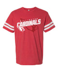 Millington Cardinals Fine Jersey Stripe Tee