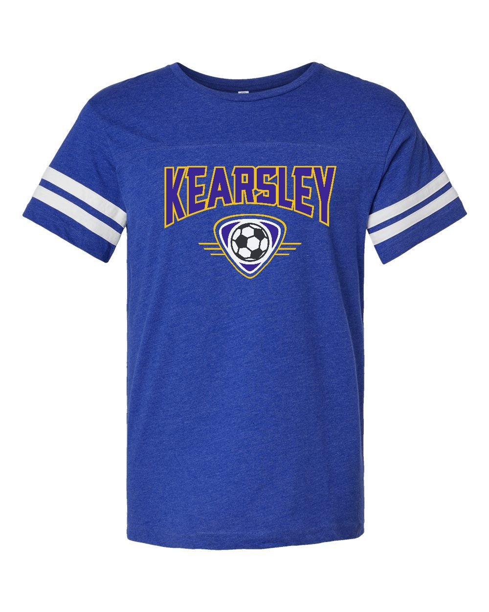 Kearsley Soccer Stripe Jersey Tee