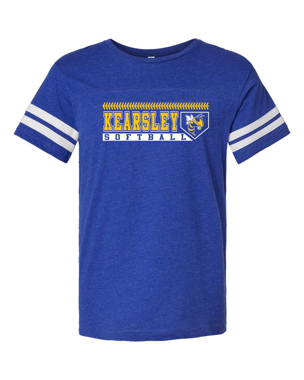Kearsley Softball Stripe Jersey Tee