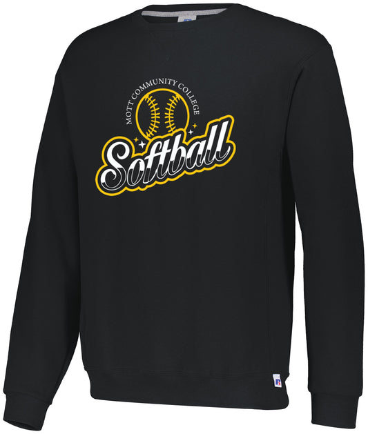 Mott Softball Dri-Power Crew Sweatshirt