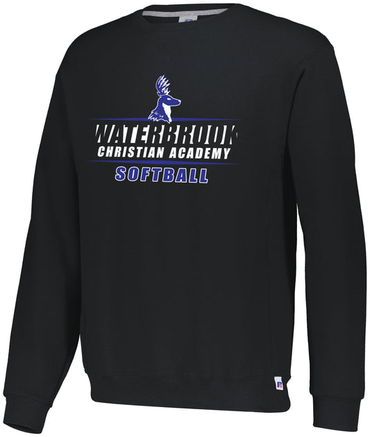 Waterbrook Softball Dri-Power Crew Sweatshirt