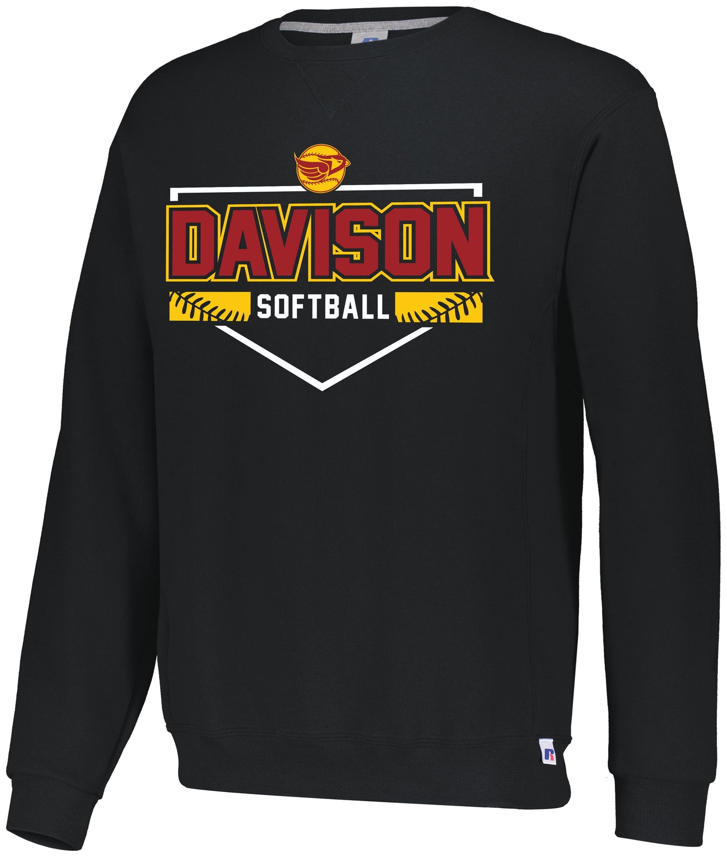Davison Softball Dri-Power Crew Sweatshirt