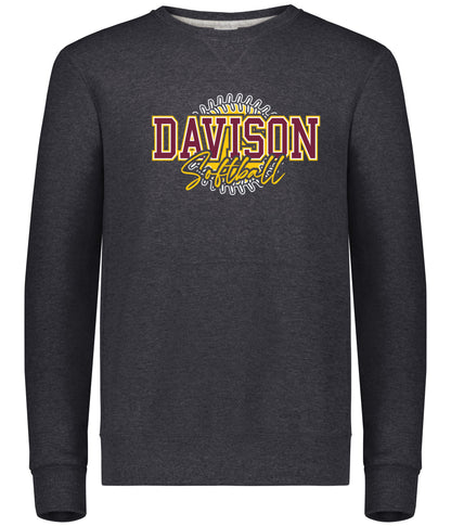 Davison Softball Dri-Power Crew Sweatshirt