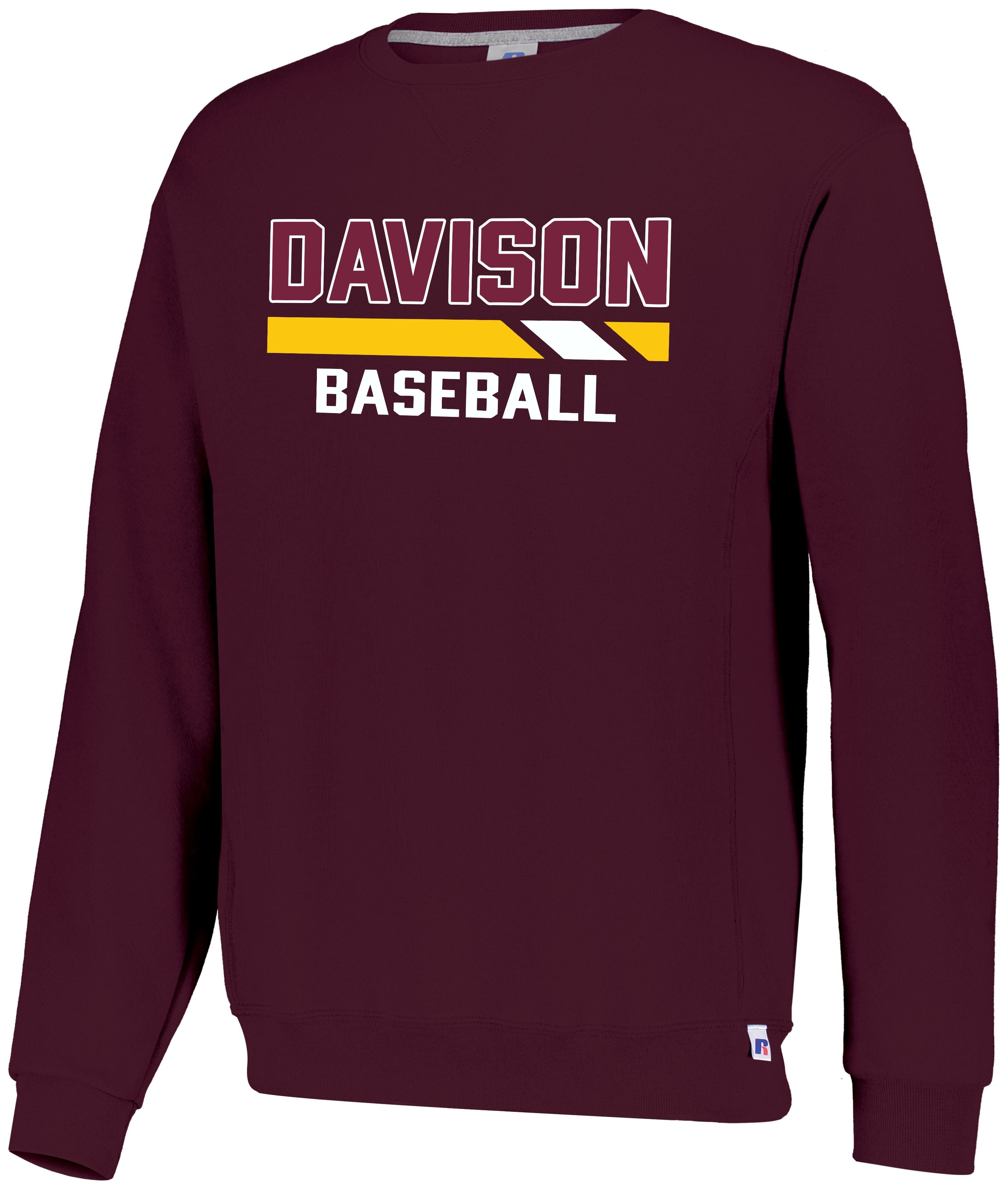 Davison Baseball Dri-Power Crew Sweatshirt
