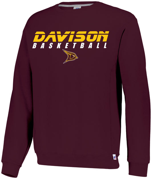 Davison Basketball Dri-Power Crew Sweatshirt