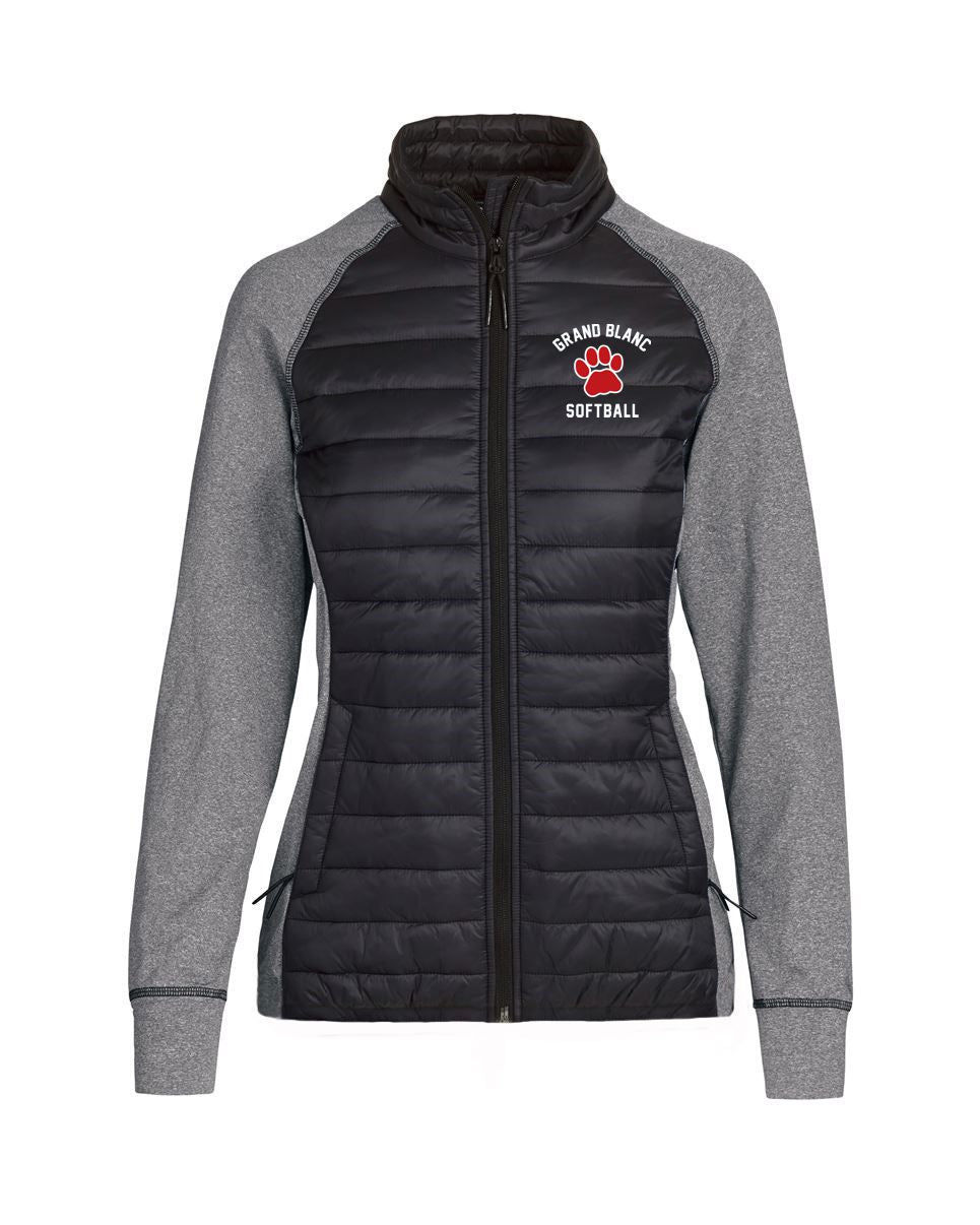 Grand Blanc Softball Ladies Refuge Full Zip Jacket