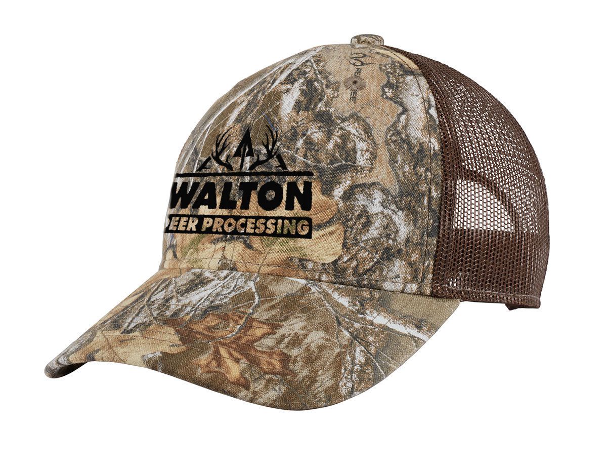 Walton Deer Processing Structured Camouflage Mesh Back Cap
