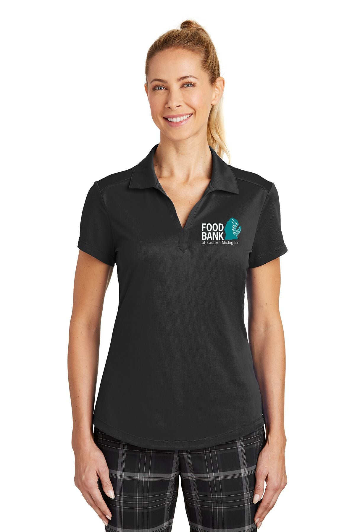 Food Bank of Eastern Michigan Ladies Nike Dri-FIT Legacy Polo