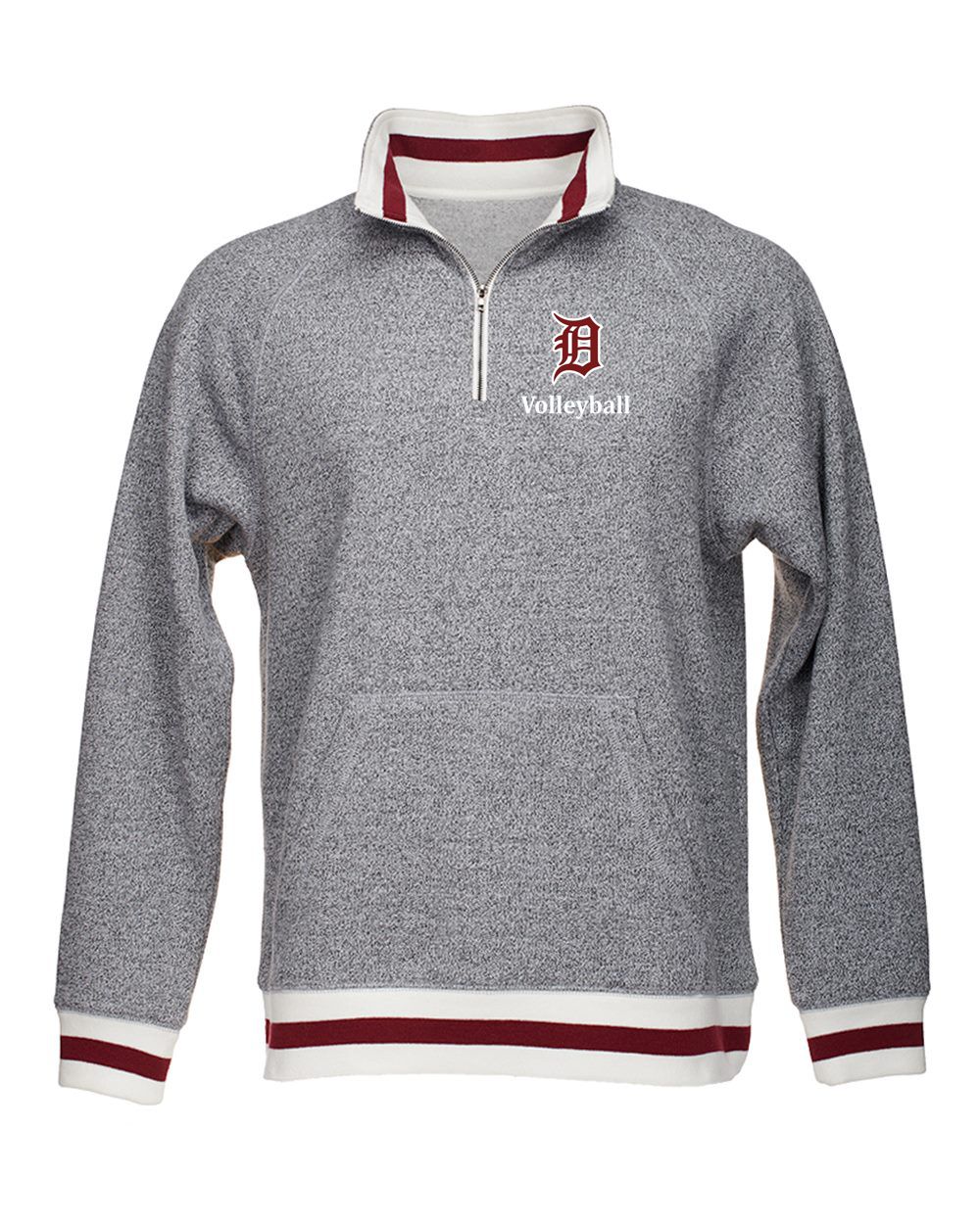 Davison Volleyball Peppered Fleece 1/4 Zip